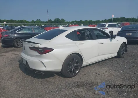 2022 Acura Tlx A-Spec Package из США, поврежденный, VIN 19UUB5F59NA003672